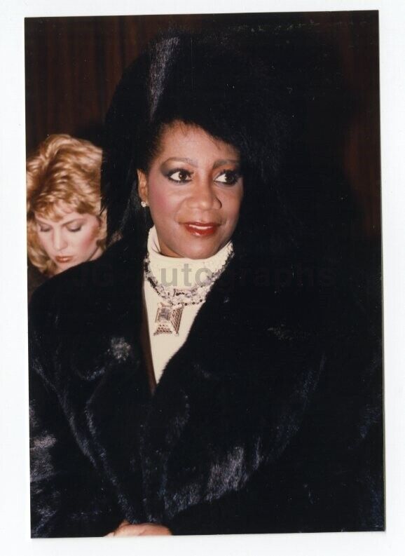 Patti La Belle - Candid Photo Poster painting by Peter Warrack - Previously Unpublished