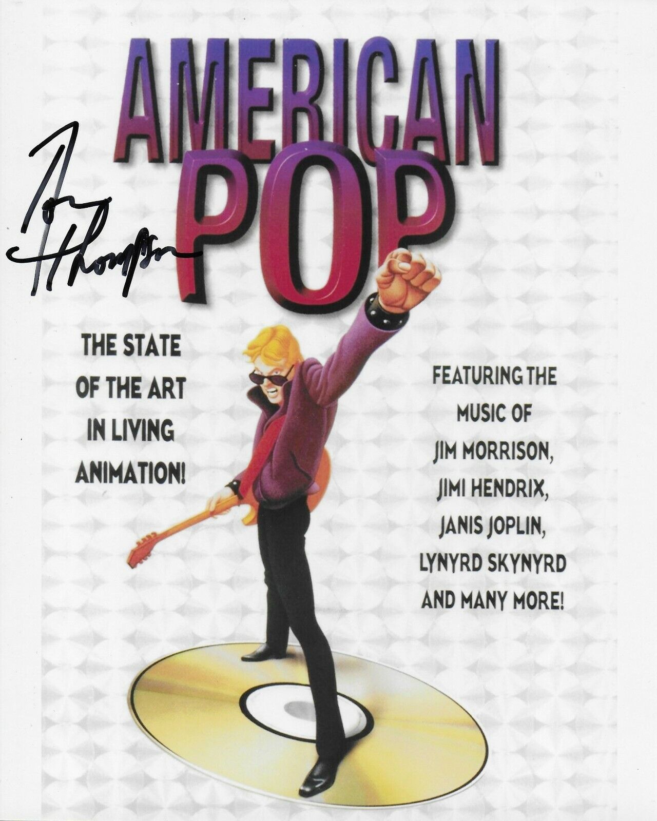 Ron Thompson American Pop original autographed Photo Poster painting 8X10 #5