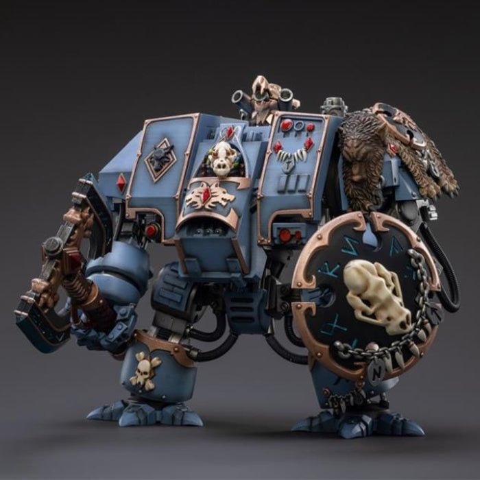 Joy Toy Warhammer 40K Space Wolves Venerable Dreadnought Brother Hvor 1/18 Scale Figure
