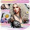 Special Shape Rhinestone Diamond Painting Kit Partial Drill(Daisy Beauty)
