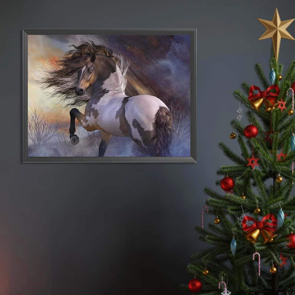 Diamond Painting - Full Round Drill - Horse(Canvas|40*30cm)