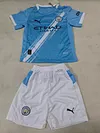 Joyfball 2025/2026 Kids Size Manchester City Home Football Shirt 1:1 Thai Quality