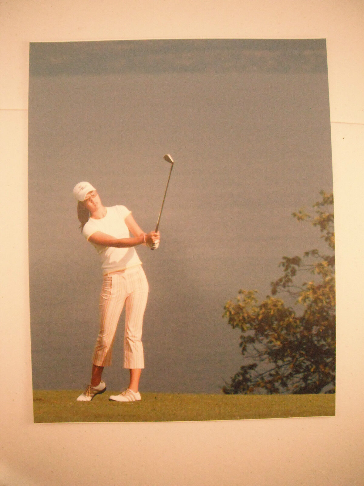 Michelle Wie Golf Golfer Color 11x14 Promo Photo Poster painting #2