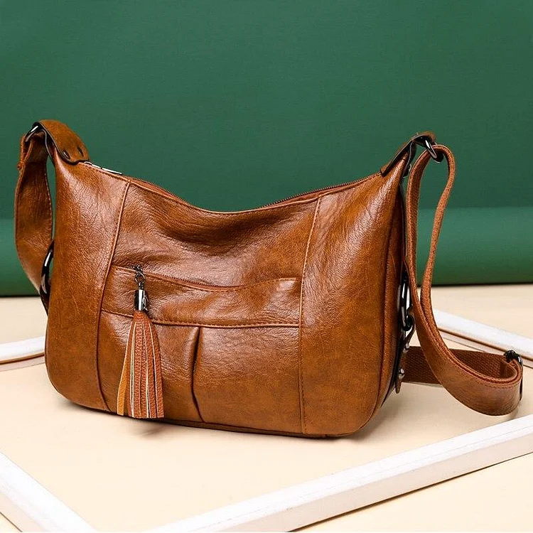 New Fashion Soft Leather bags women shoulder Bags-Annaletters