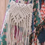 Bohemian Solid Braided Crossbody Beach Bags - Image 2