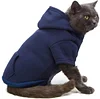 Dog Hoodie Sweatshirts, Pet Clothes Hoodies Sweater with Hat and Leash Hole, Soft Cotton Outfit Coat for Large Medium Small Dogs. 