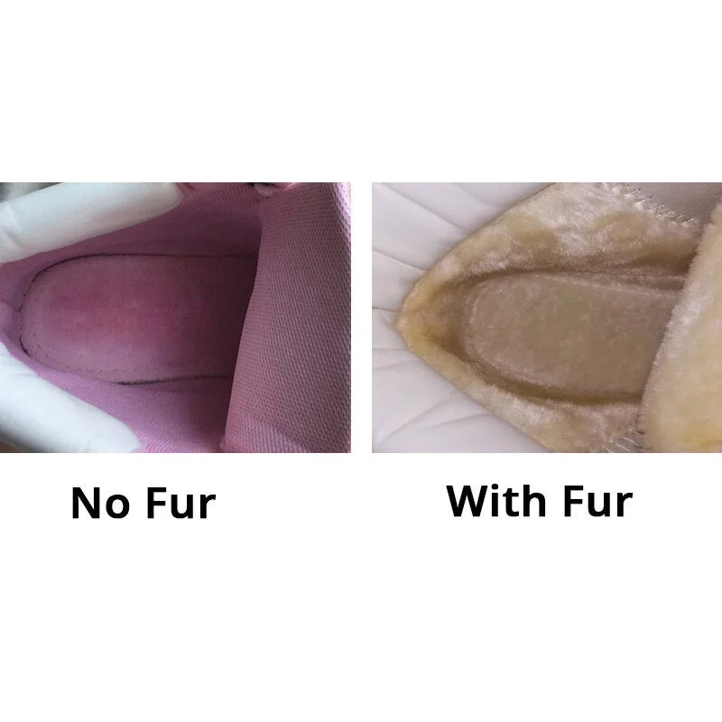 Ankle Boots For Women 2021 New Brand Snow Boots Fashion Warm Winter Boots Women Solid Square Heel Shoes Woman Plus Size 36-41