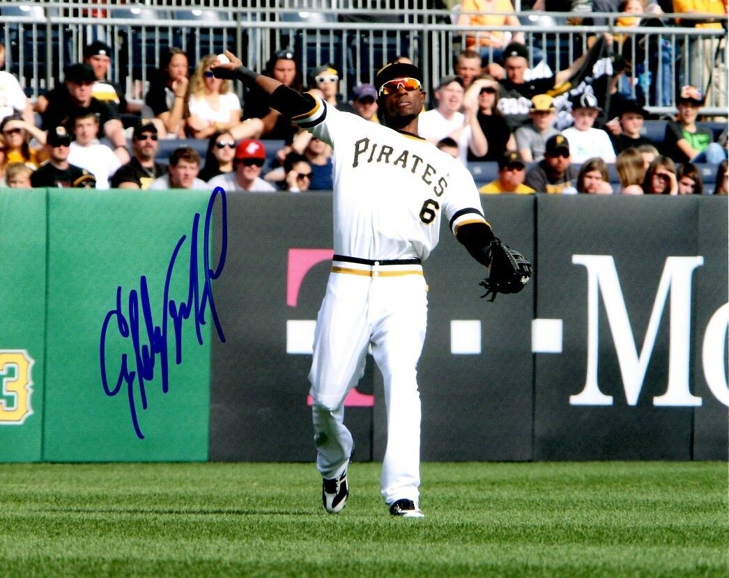 Signed 8x10 STARLING MARTE Pittsburgh Pirates Autographed Photo Poster painting - COA