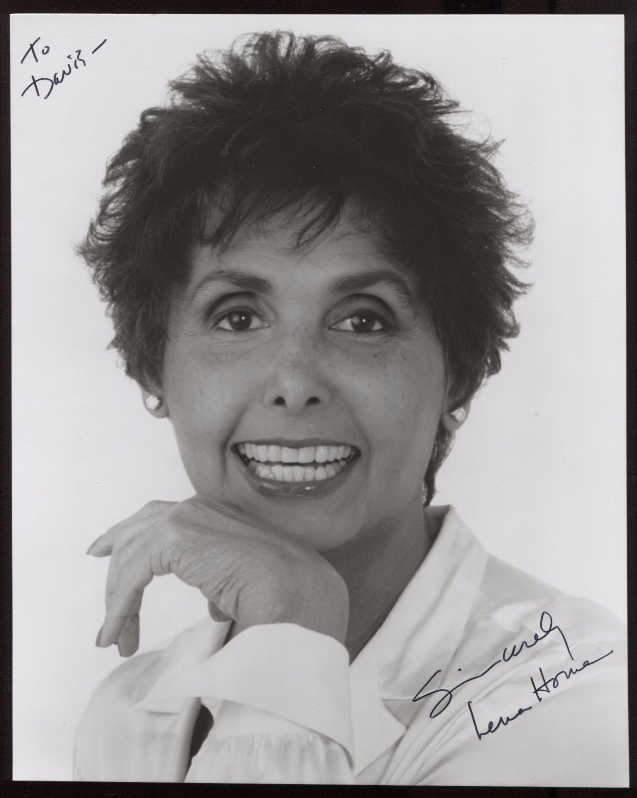 Lena Horne Signed 8x10 Photo Poster painting Autographed Vintage Auto