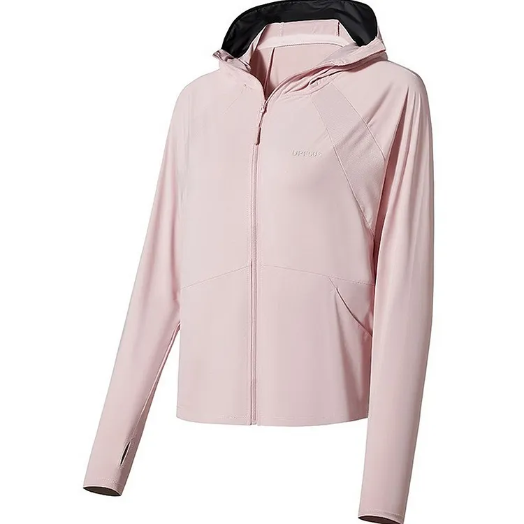 Women's Sun Protection Jacket with Hood and Pockets