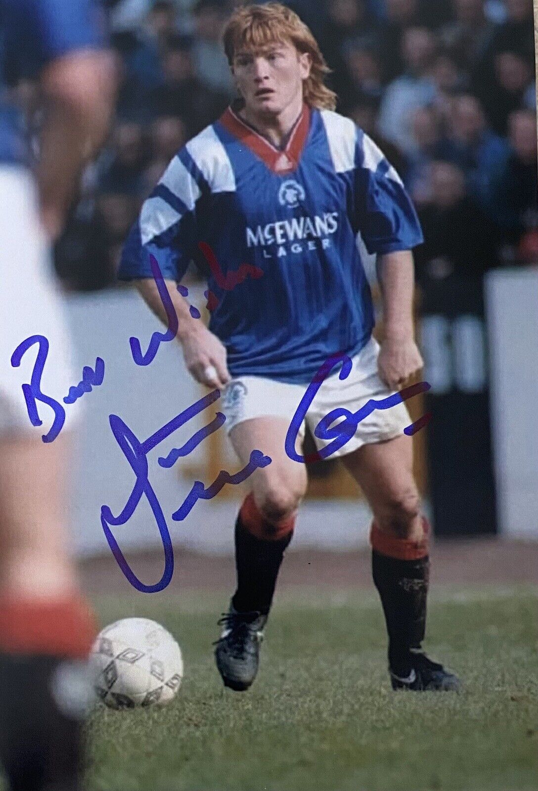 Stuart McCall Genuine Hand Signed Rangers 6X4 Photo Poster painting