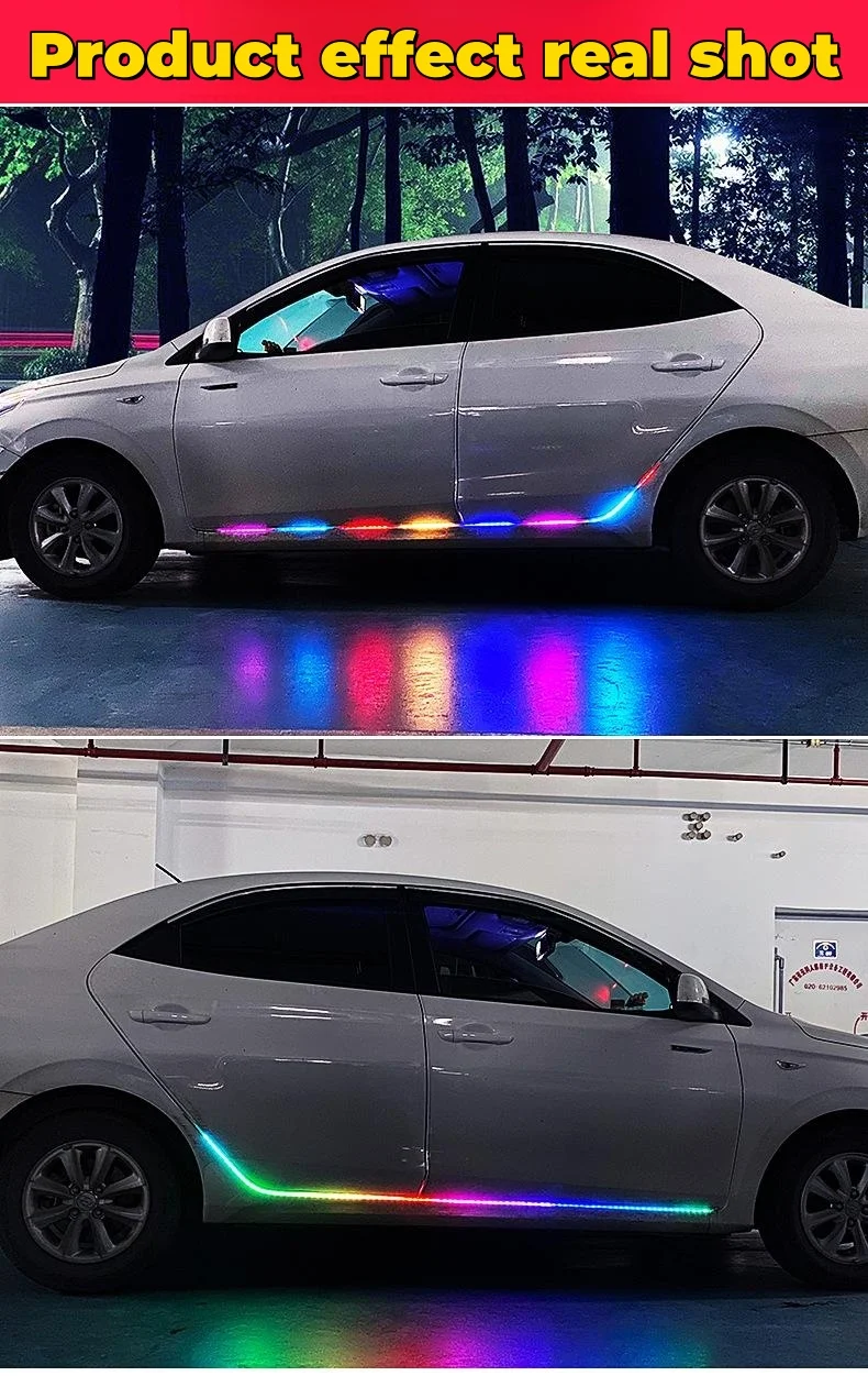Car door LED streamer marquee side door ambient light