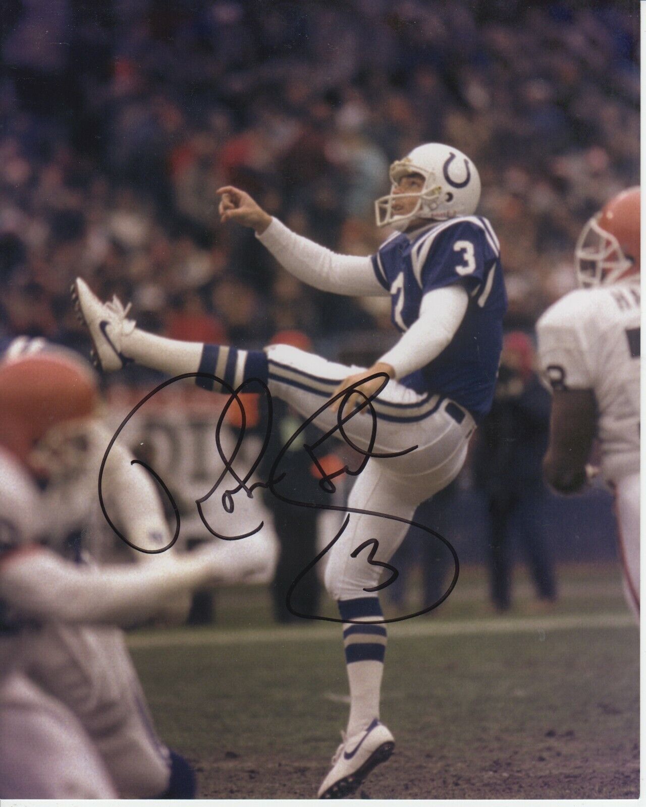 Rohn Stark #0 8x10 Signed Photo Poster painting w/ COA Indianapolis Colts -