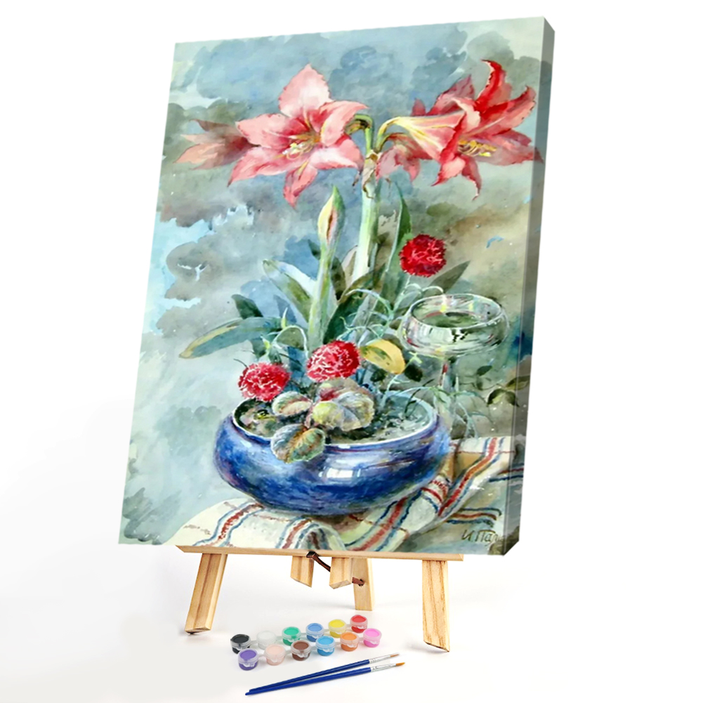 

40*50CM - Paint By Numbers - Flower, 501 Original