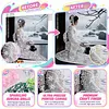 Snow Garden Kimono Lady Special Shaped 5D DIY Partial Drill Diamond Painting Kits for Adults Beginners Home Decor Diamonds Dots Gem Art Kits Diamond Art Kit 11.81 X11.81inch