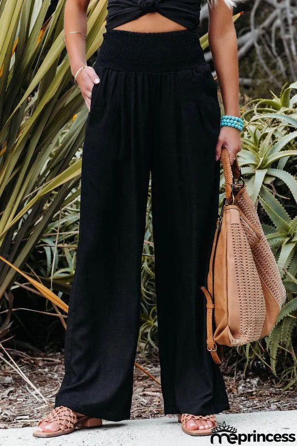 Fresh Air Pocketed Smocked Pants