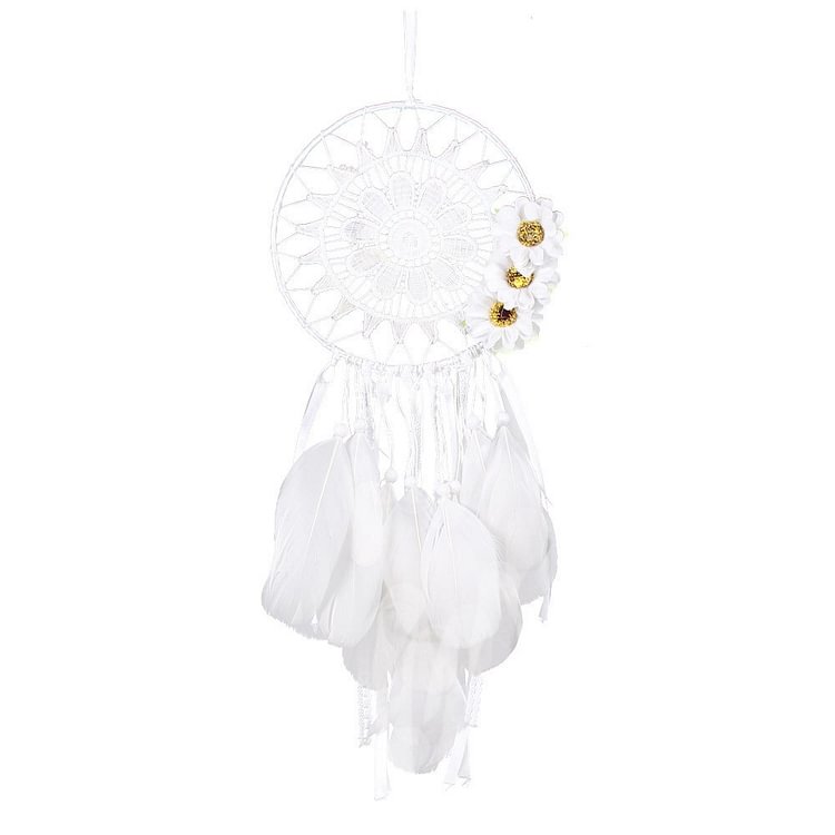 Macrame Dream Catcher with Feathers