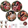 4 Set Flamingo Series- Embroidery Kits