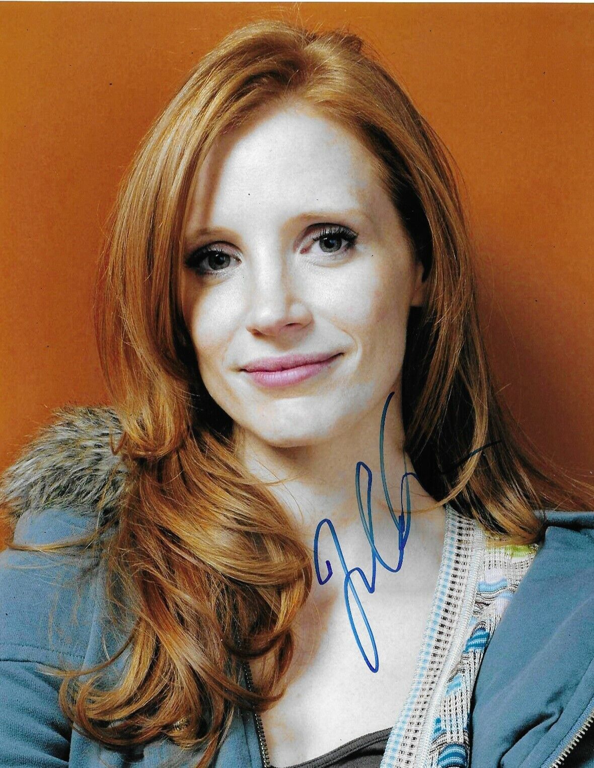 Jessica Chastain Signed 10x8 Photo Poster painting AFTAL