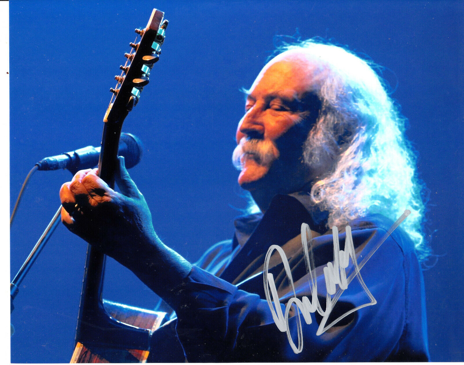 David Crosby - Crosby Stills & Nash Signed Autograph 8x10