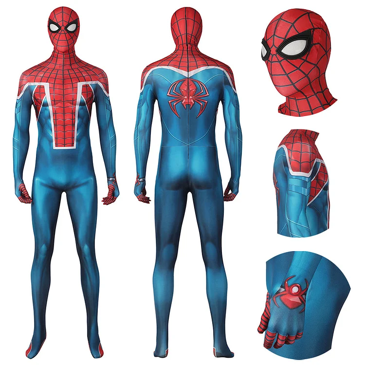 Avenger Spiderman William Braddock Cosplay Suit Spider-UK Bodysuit
