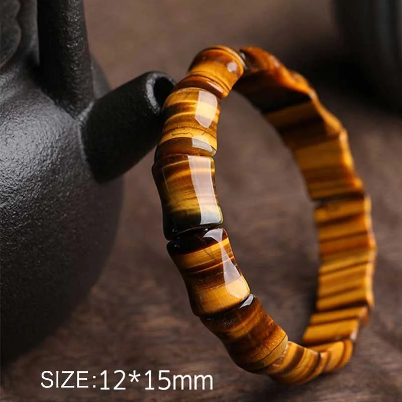 Natural Tiger Eye Strength Protection Bracelet
