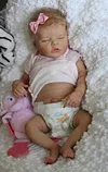 17'' Real Lifelike Damla Reborn Sleeping Newborn Baby Doll Girl - RBBI-Myrebornbabydoll&reg; Myrebornbabydoll&reg;