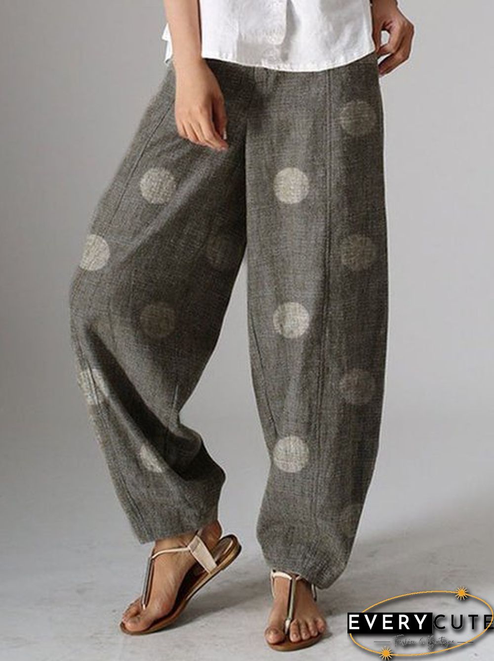 Polka Dots Casual Pants