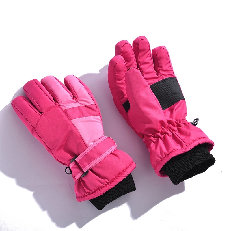 Outdoor Ski Gloves Winter Wear-resistant Velvet Padded Warm Gloves Cold-proof Waterproof Riding Gloves