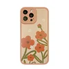 Vintage Spring Flower Matte Silicone iPhone 7-14 Cases