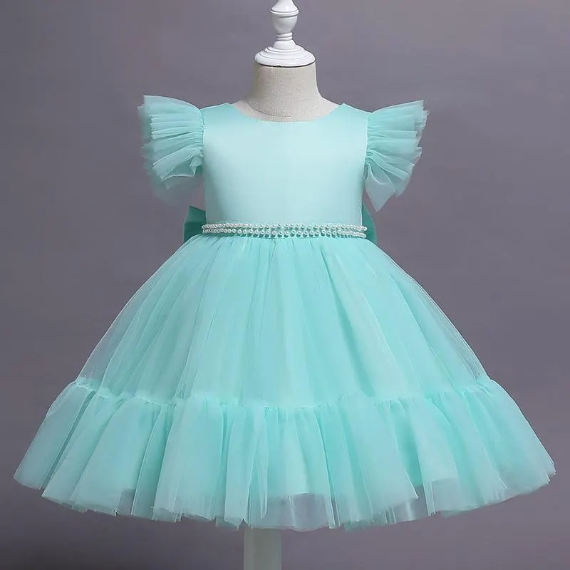 Flower Girls Dresses for Wedding  Birthday Kids Clothes Dress Girl  Elegant Princess Butterflies Children Formal Pageant Gown