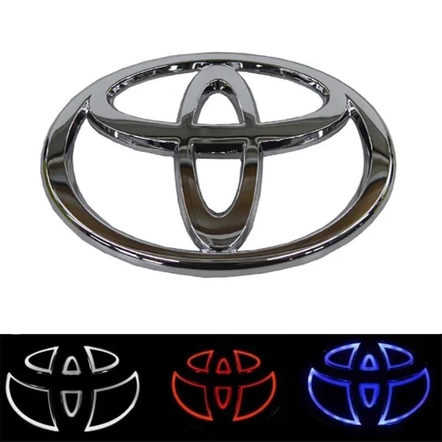 4D LED Light Up Toyota Emblem Light For RAV4,Highlander,Yaris,Corolla