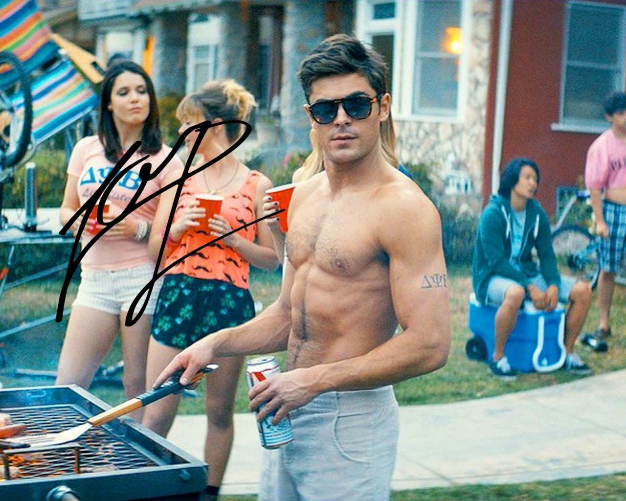 Bad Neighbours Zac Efron SIGNED AUTOGRAPHED 10 X 8