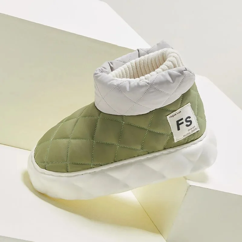 Yyvonne Waterproof Snow Boots Women 2023 Winter Warm Thicken Plush Lined Cotton Shoes Woman Thick Bottom Platform Ankle Boots