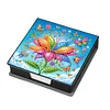 Blumen Leder Memo Pad Halter - 5d DIY Handwerk Aufbewahrungsbox