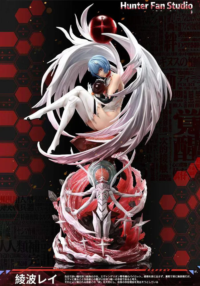 1/4 Scale Ayanami Rei - (EVA) Neon Genesis EVAngelion Resin Statue - Hunter Fan Studios [Pre-Order]-shopify