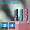 MINI-E Aeychain Flashlight 105 Lumens Brightness Rechargeable LED Flashlight Can Continuously Illuminate For 39 Hours