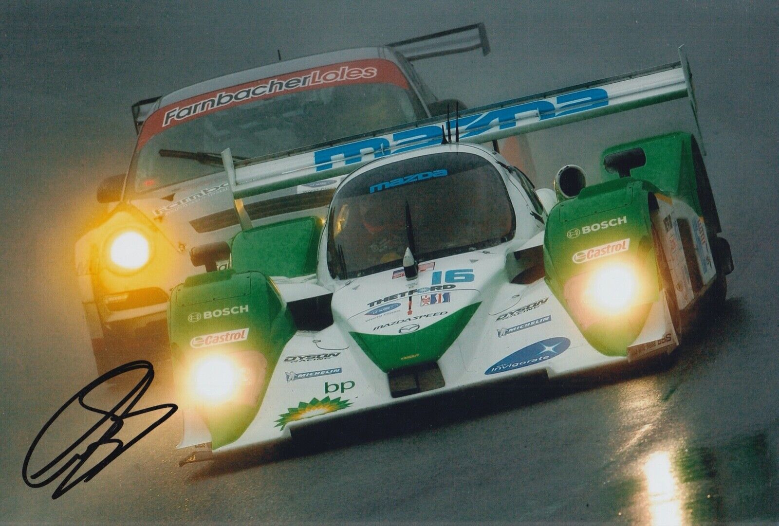 Guy Smith Hand Signed 12x8 Photo Poster painting Le Mans Autograph Mazda 6