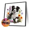 Diamond Painting-DIY Full Round Drill Cute Dog
