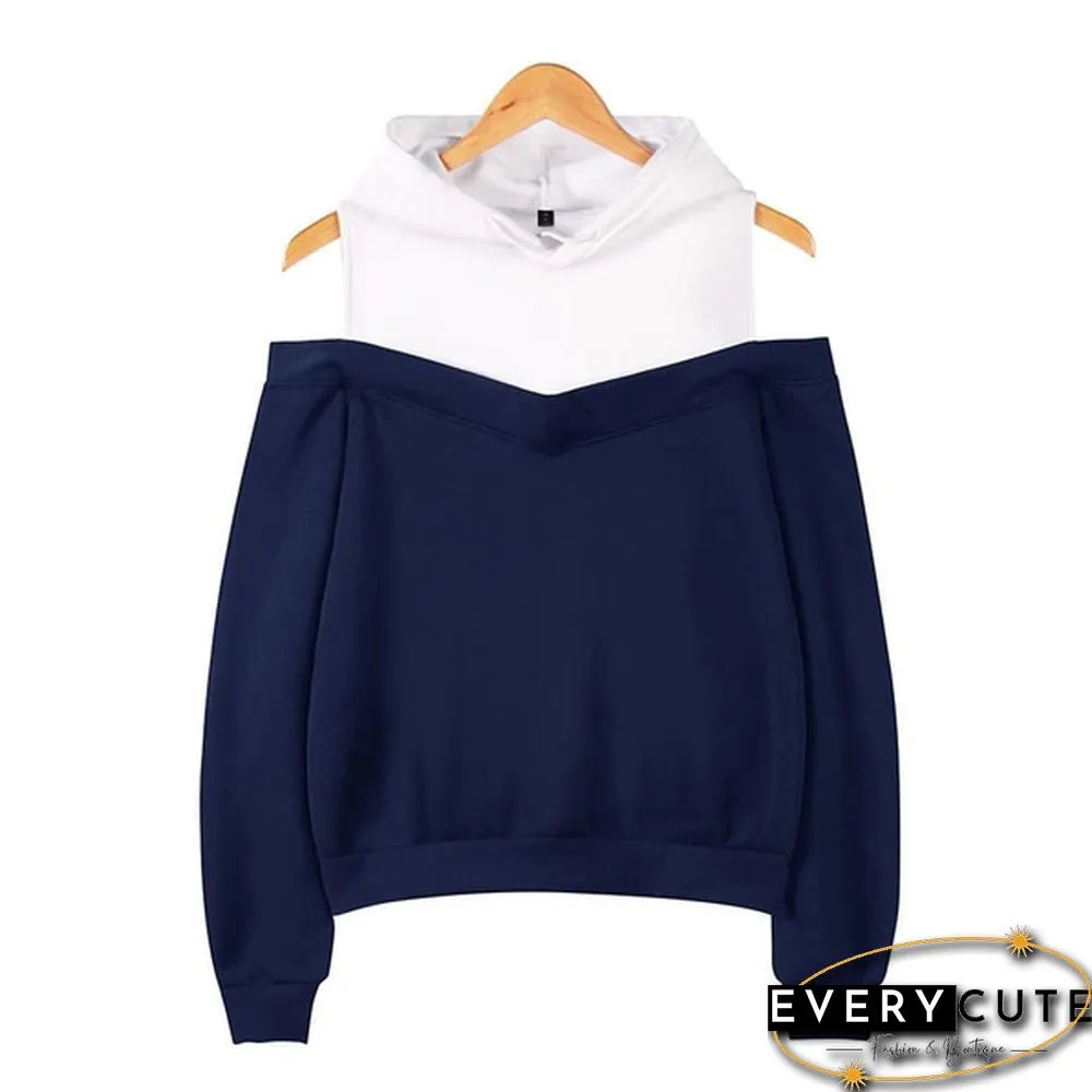 Southside Serpents Women Hooded Hoodies Girls Long Sleeve Sweatshirts Off Shoulder Sexy