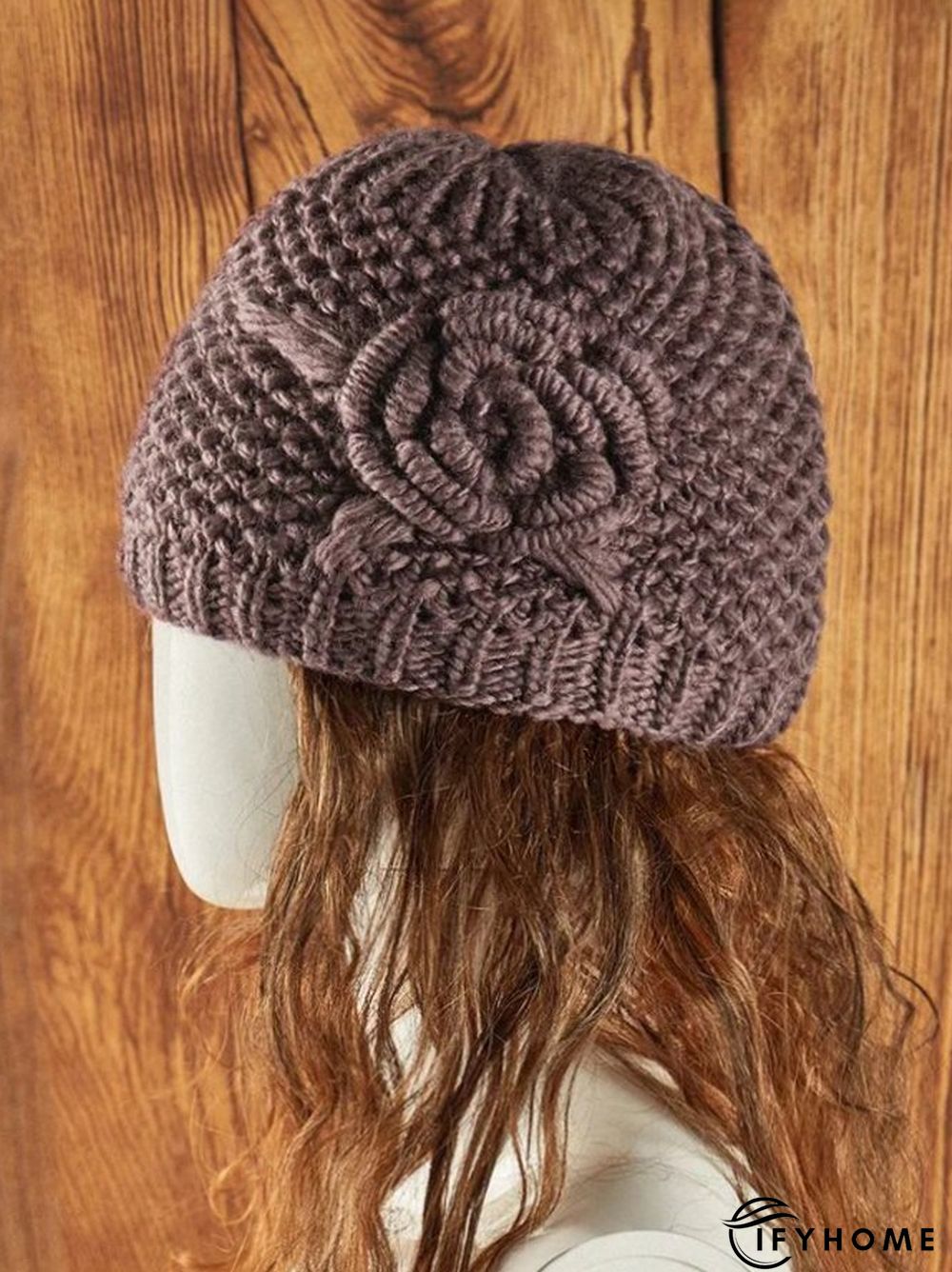 3D Flower Knitted Warm Hat | IFYHOME