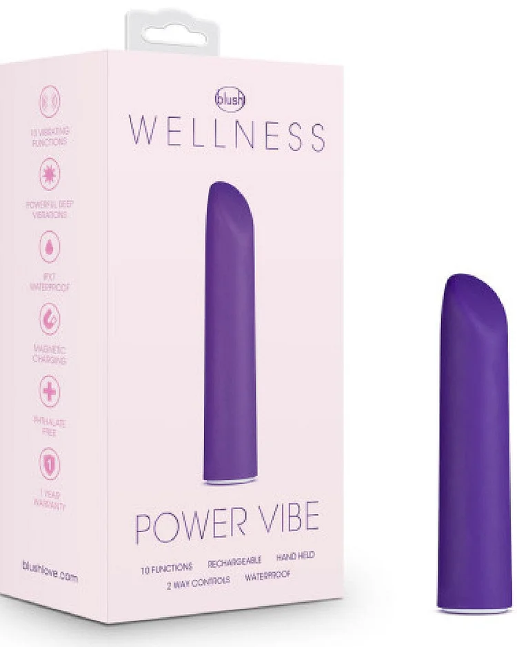 pornhint Pornhint Wellness Power Vibe Waterproof Bullet With Rumble Tech