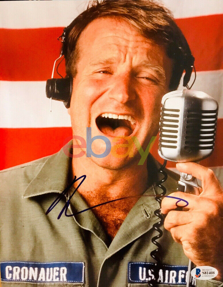 Robin Williams Rare! autographed 8x10 Photo Poster painting Signed reprint