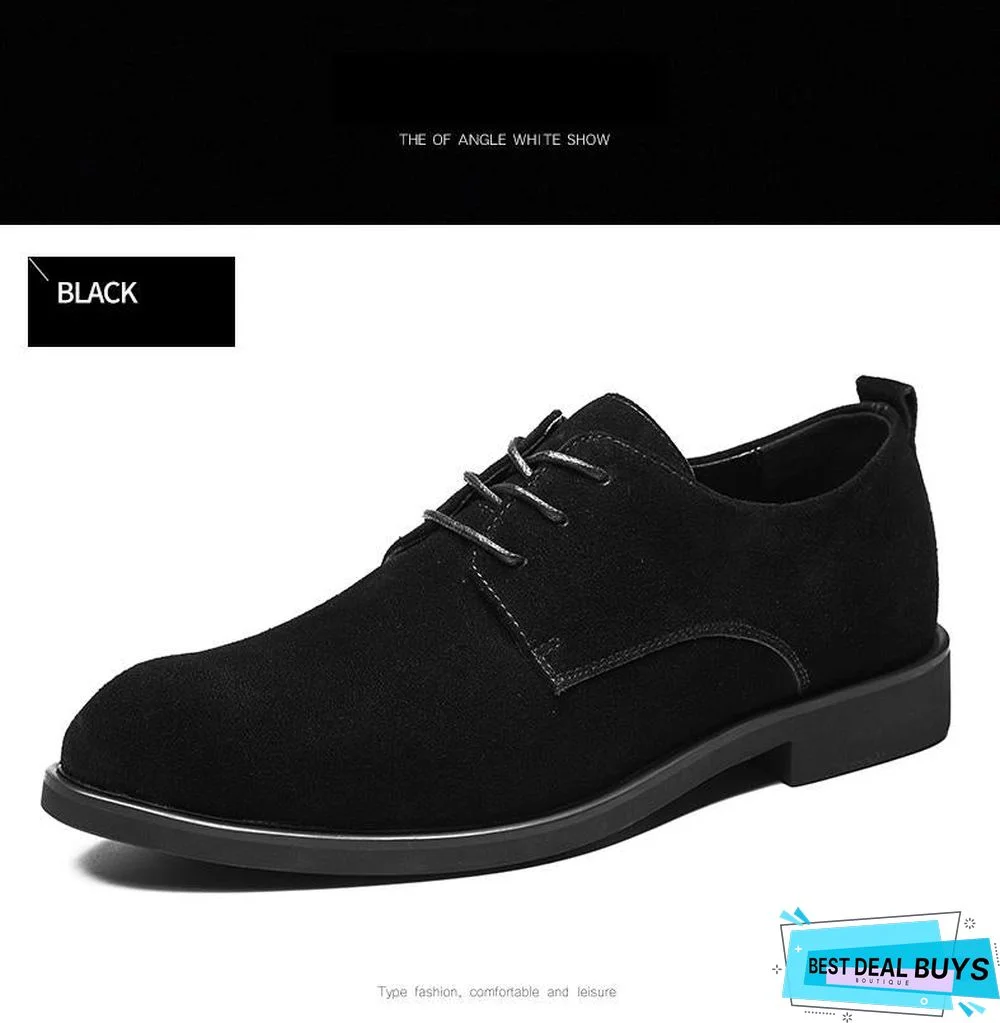 Men British Style Breathable Formal Leisure Flats Shoes