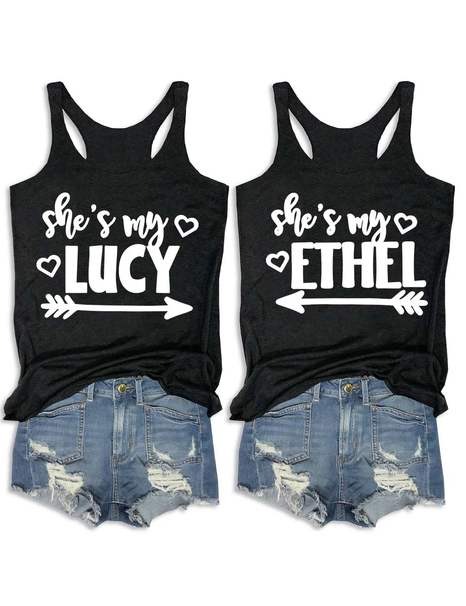 She's My Lucy/Ethel Matching Tank