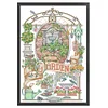 [Brand]In the Garden - 14CT Counted Cross Stitch - 29*44cm