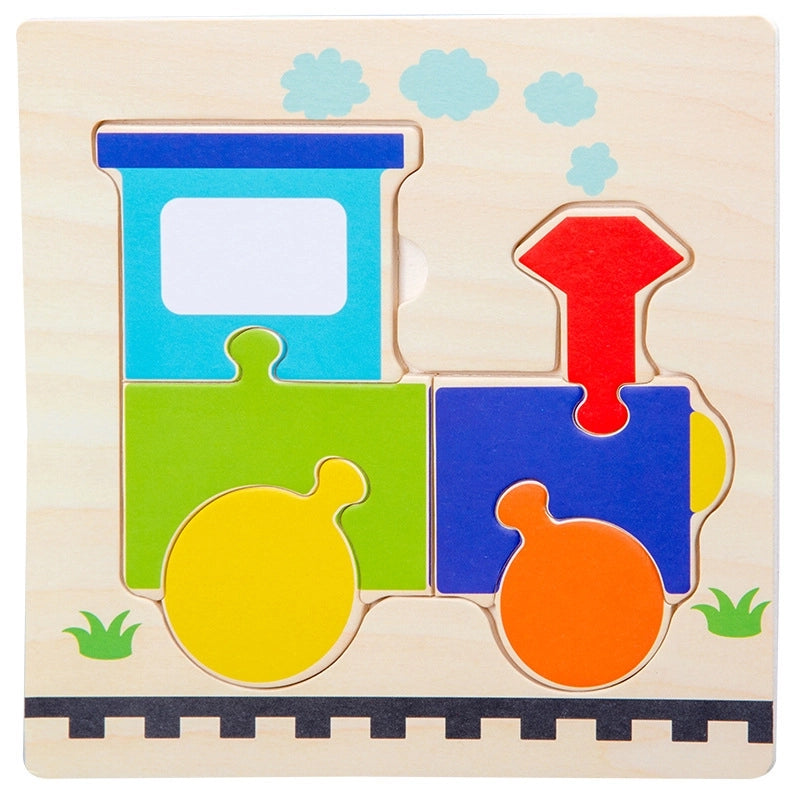 Puzzles Toddler(3-6years) Cartoon Wood Toys