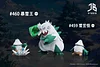 1/20 Scale World Zukan Evolution of Abomasnow Set - Pokemon Resin Statue - JB Studio