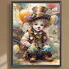 Clown-Full carré diamant peinture-30 * 40cm