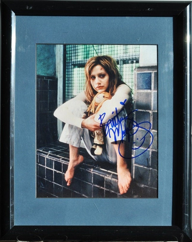 BRITTANY MURPHY SIGNED Framed Photo Poster painting Girl Interrupted Drop Dead Gorgeous 12x 15 wcoa